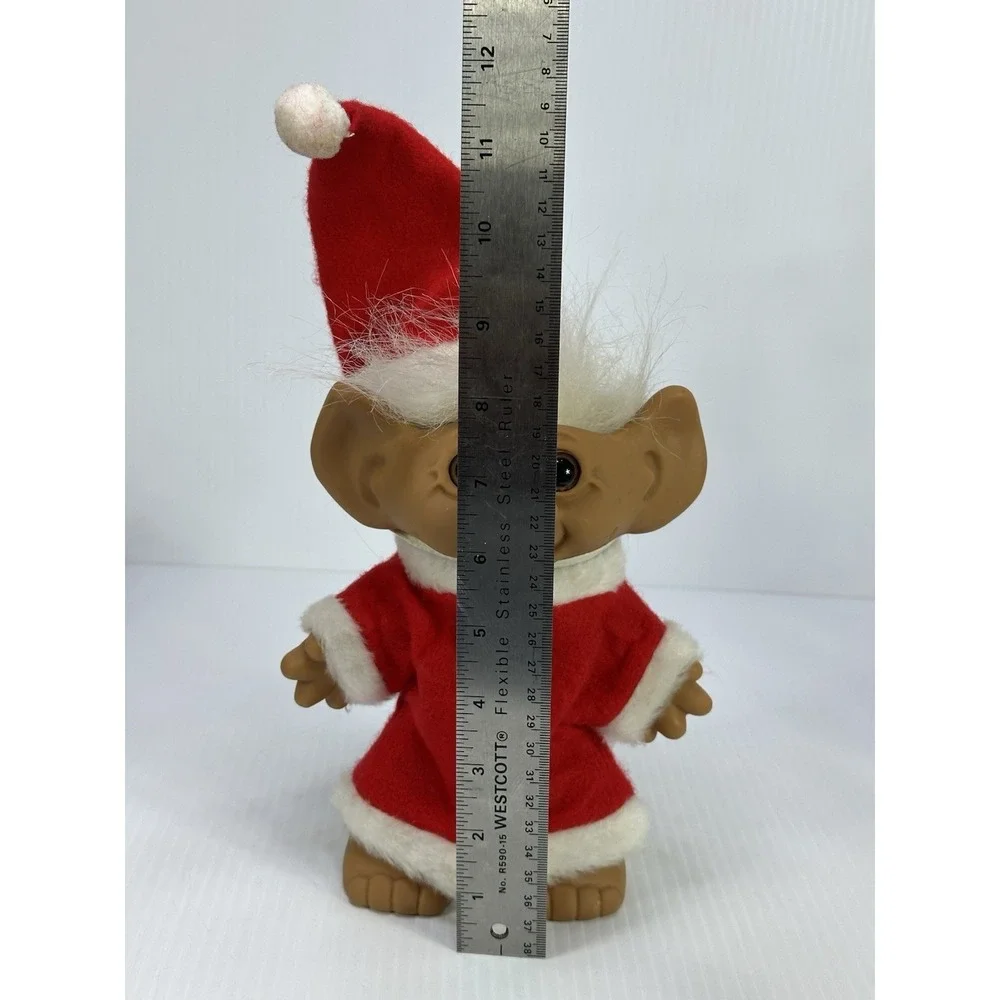 Vtg‎ 1963 Uneeda Doll Co. Holiday Santa Troll Doll 8